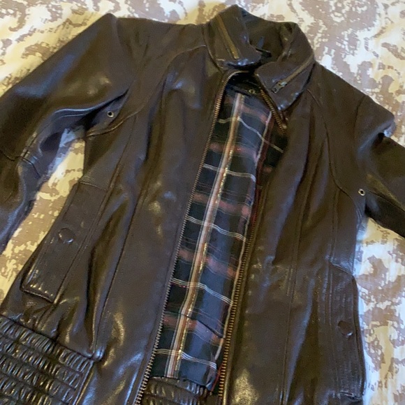 Mackage Leather Jacket - Picture 3 of 5